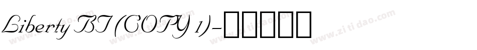 Liberty BT (COPY 1)字体转换